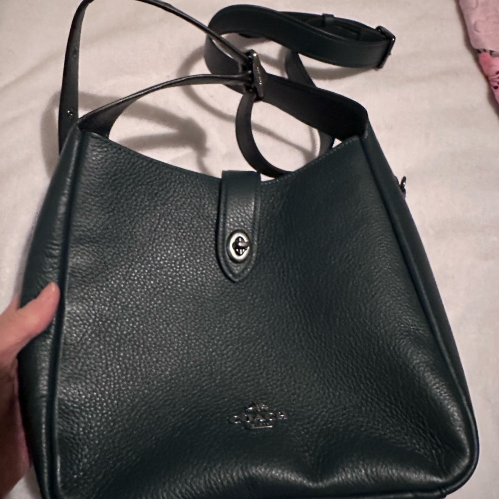 Coach convertible Hadley crossbody.  Pebbled Leather Shoulder Bag